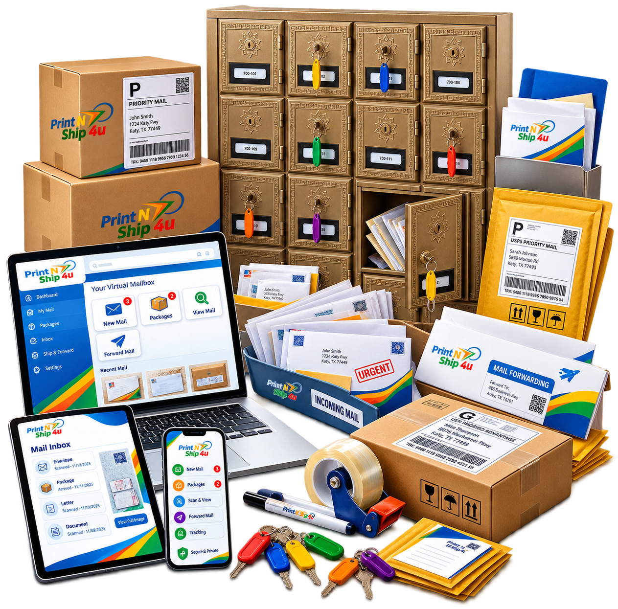 Mail and virtual services